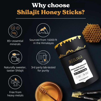 Shilajit Honey Sticks